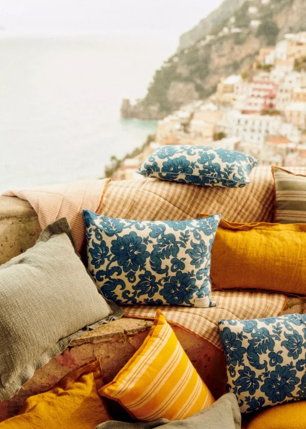Sezane Coussin Imprimé - Grand Modèle- Les Tissus