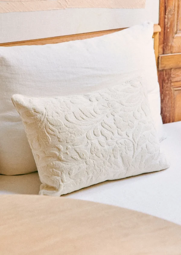 Sezane Coussin Jacquard - Grand Modèle- Les Tissus