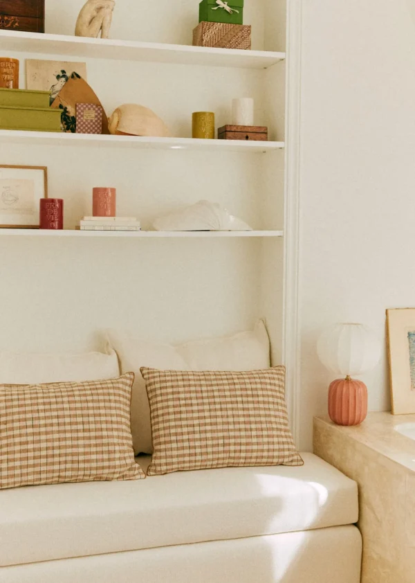 Sezane Coussin Tissé Pianissimo - Grand Modèle- Les Tissus
