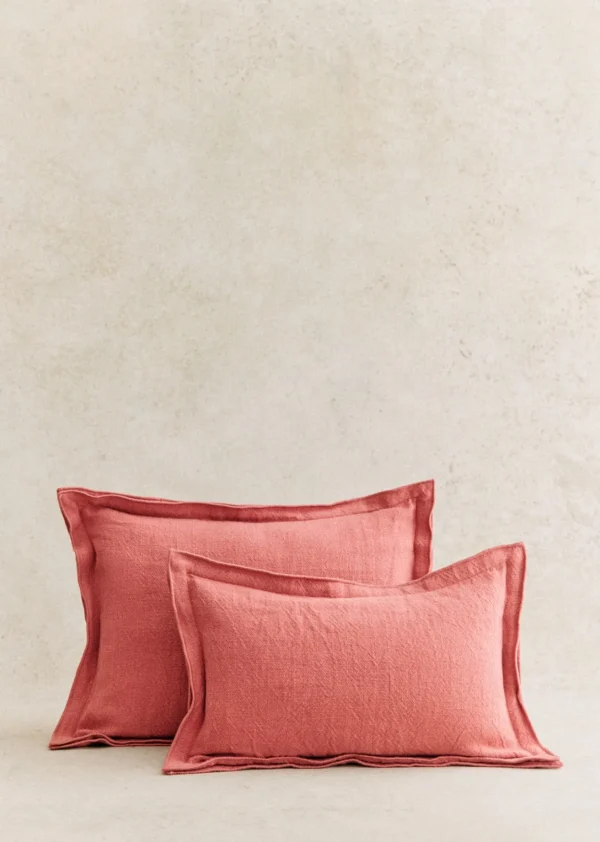 Sezane Coussin Toile De Lin - Grand Modèle- Les Tissus