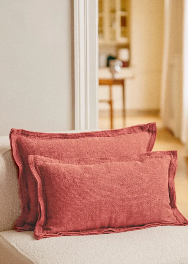 Sezane Coussin Toile De Lin - Petit Modèle- Les Tissus