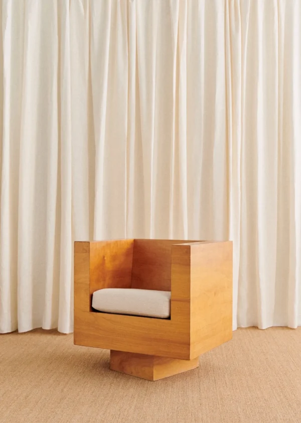 Sezane Fauteuil Cubique Vintage- La Sélection Vintage