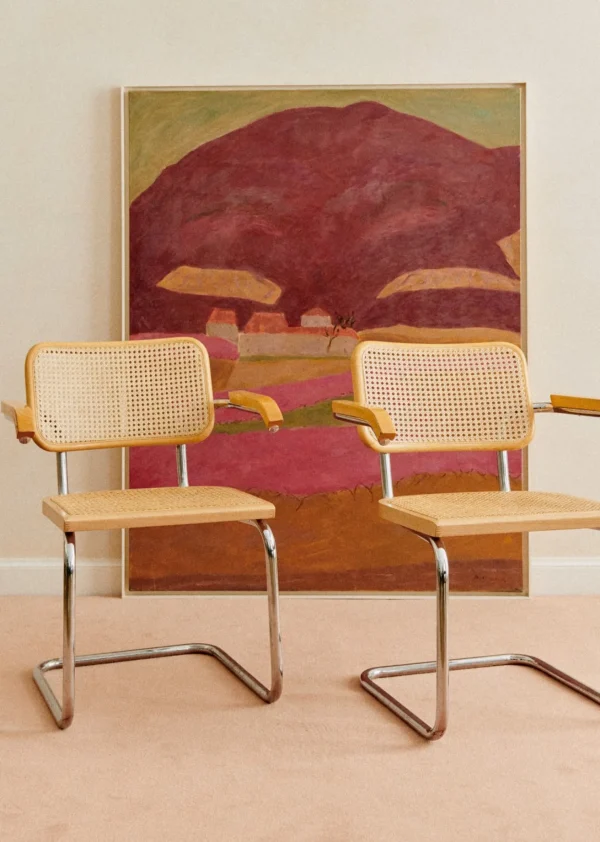 Sezane Fauteuil Vintage Cesca Par Marcel Breuer- La Sélection Vintage
