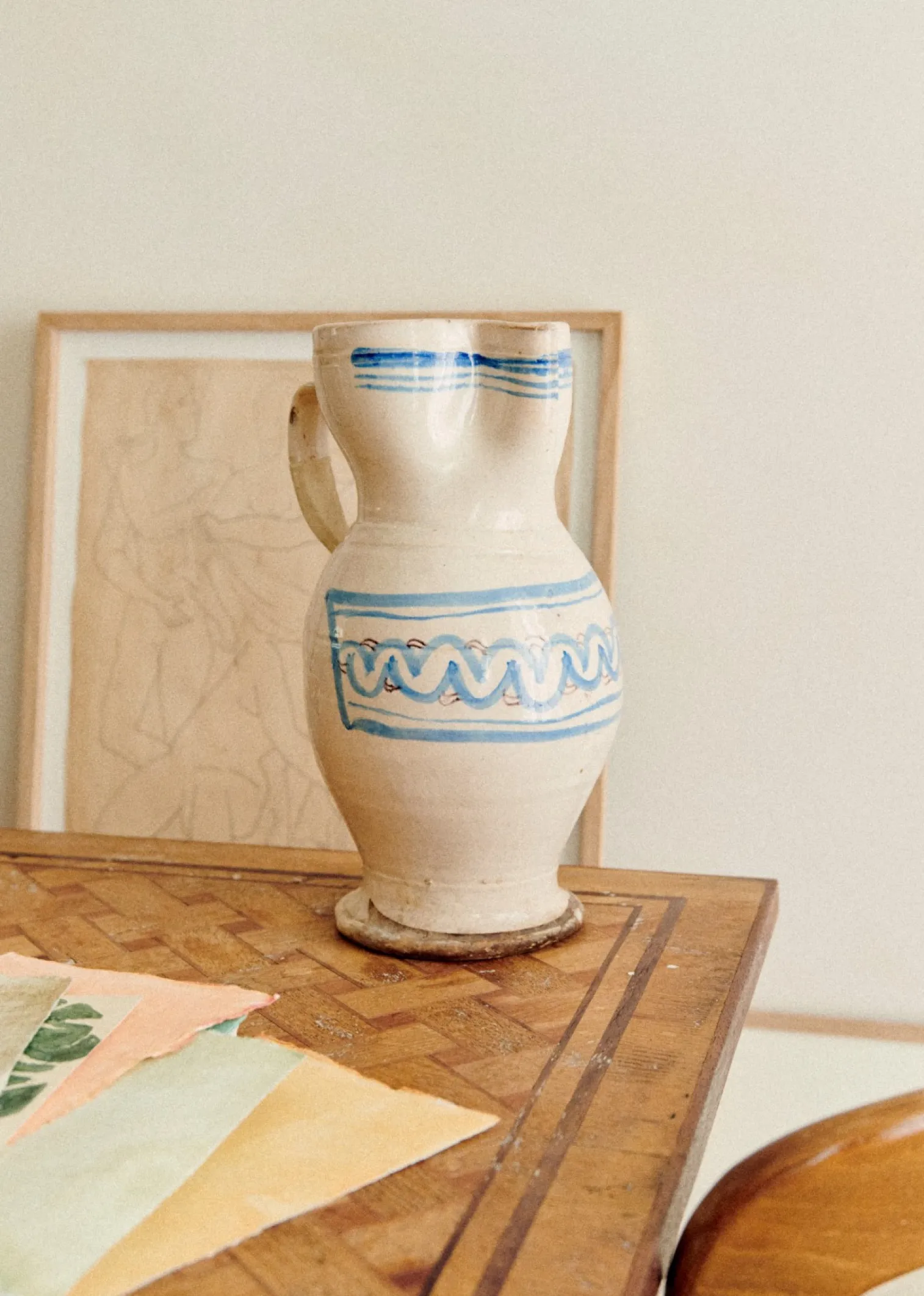 Sezane Jarre Italienne Vintage Grand Modèle- La Sélection Vintage