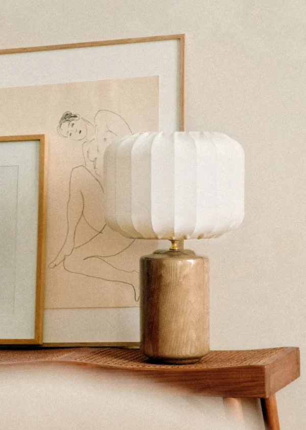Sezane Lampe Mezzo - Bois- Les Lumières