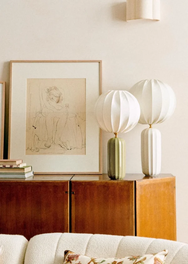 Sezane Lampe Traviata - Vert Olive- Les Lumières