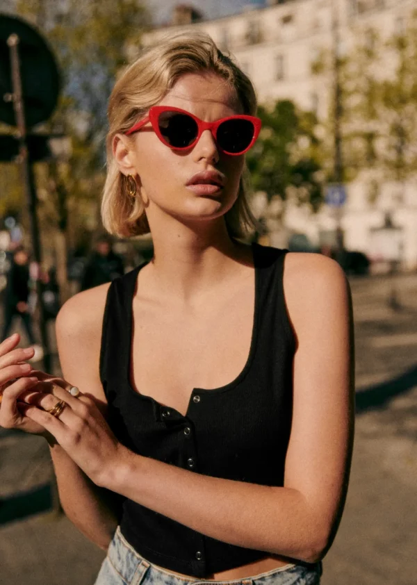 Sezane Lunettes De Soleil Bianca - Création Solidaire- Solaires | Le Bain