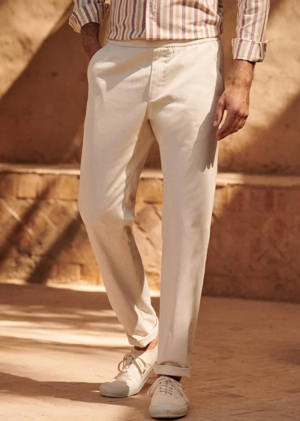 Sezane Pantalon Danny Coton Lin- Tous les Pantalons & Combinaisons | Pantalons Casual