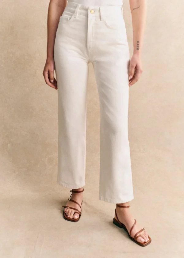 Sezane Pantalon L'iconique Droit- Denim | Denim