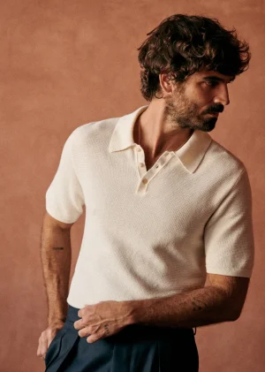 Sezane Polo Maille Simeone- Col polo | Pulls manches courtes