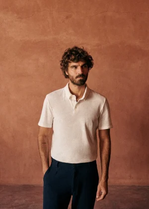 Sezane Polo Martin- Polos | T-Shirts coton lin
