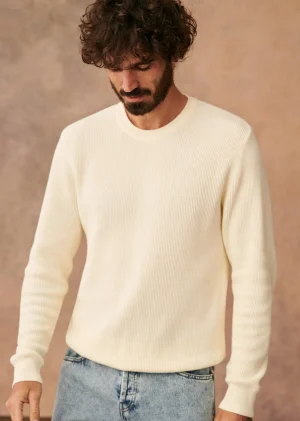 Sezane Pull Elin- Col rond | Pulls coton