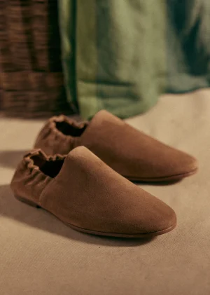 Sezane Slippers Azure- Chaussures