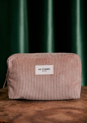 Sezane Trousse De Toilette Twyman Velours Côtelé- Accessoires
