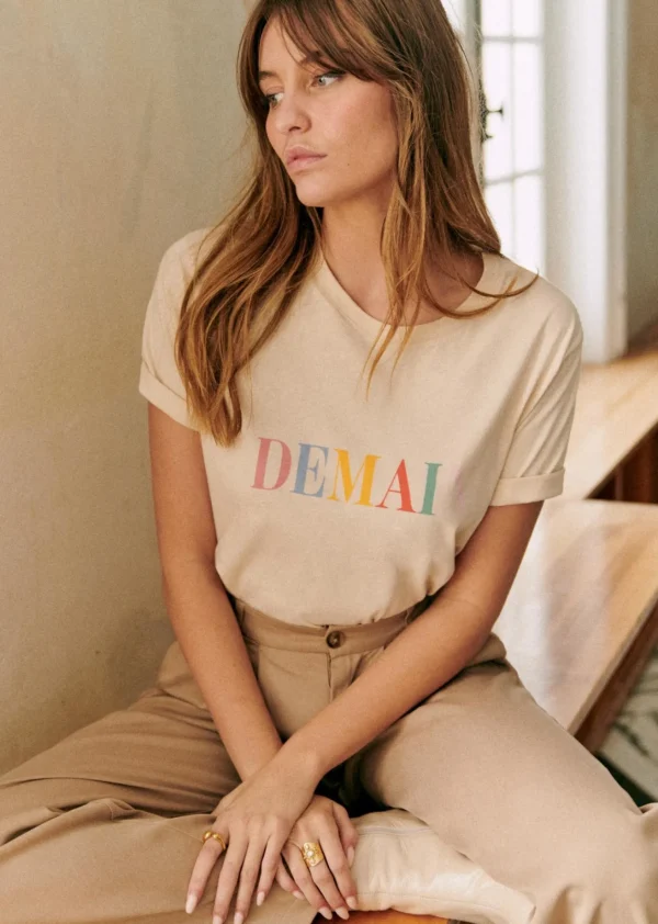 Sezane T-Shirt Demain- T-shirts