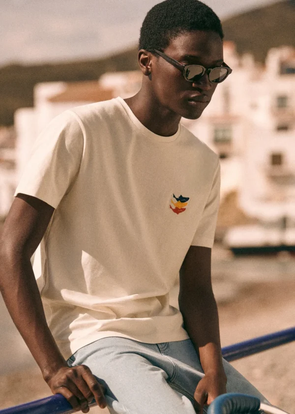 Sezane T-shirt Pantelleria- T-shirts | T-shirts motif