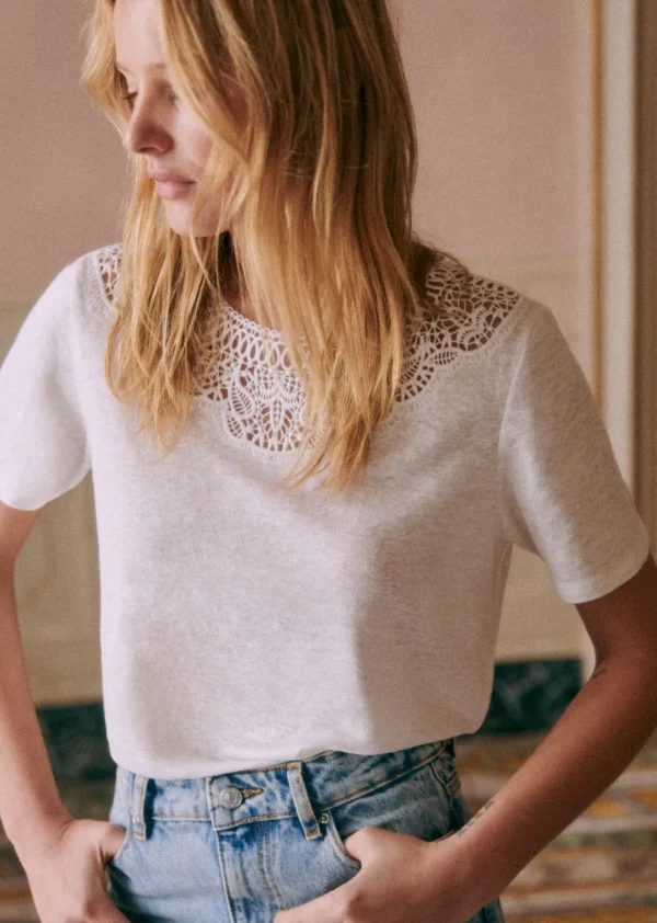 Sezane T-Shirt Vilma- T-shirts